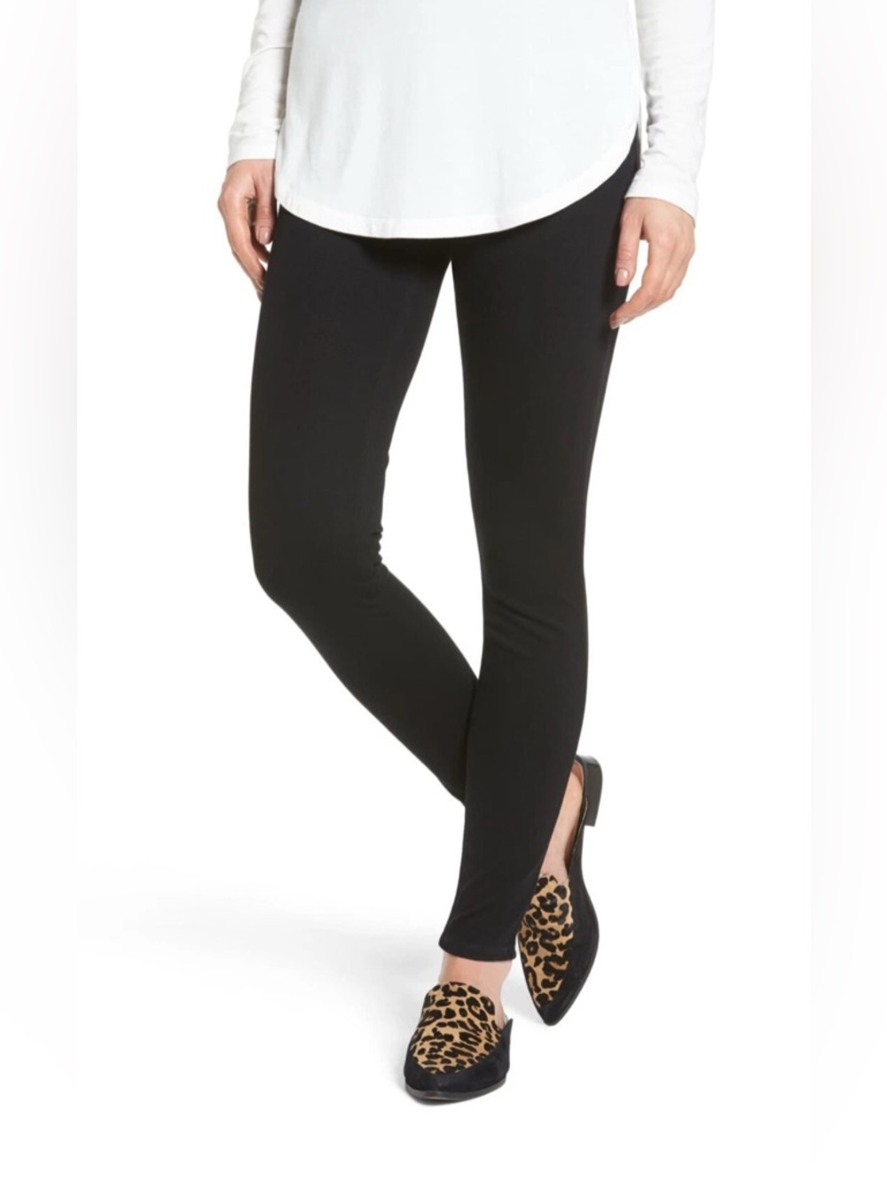 SPANX Jean-ish Ankle Denim Leggings Size L. Great condition!